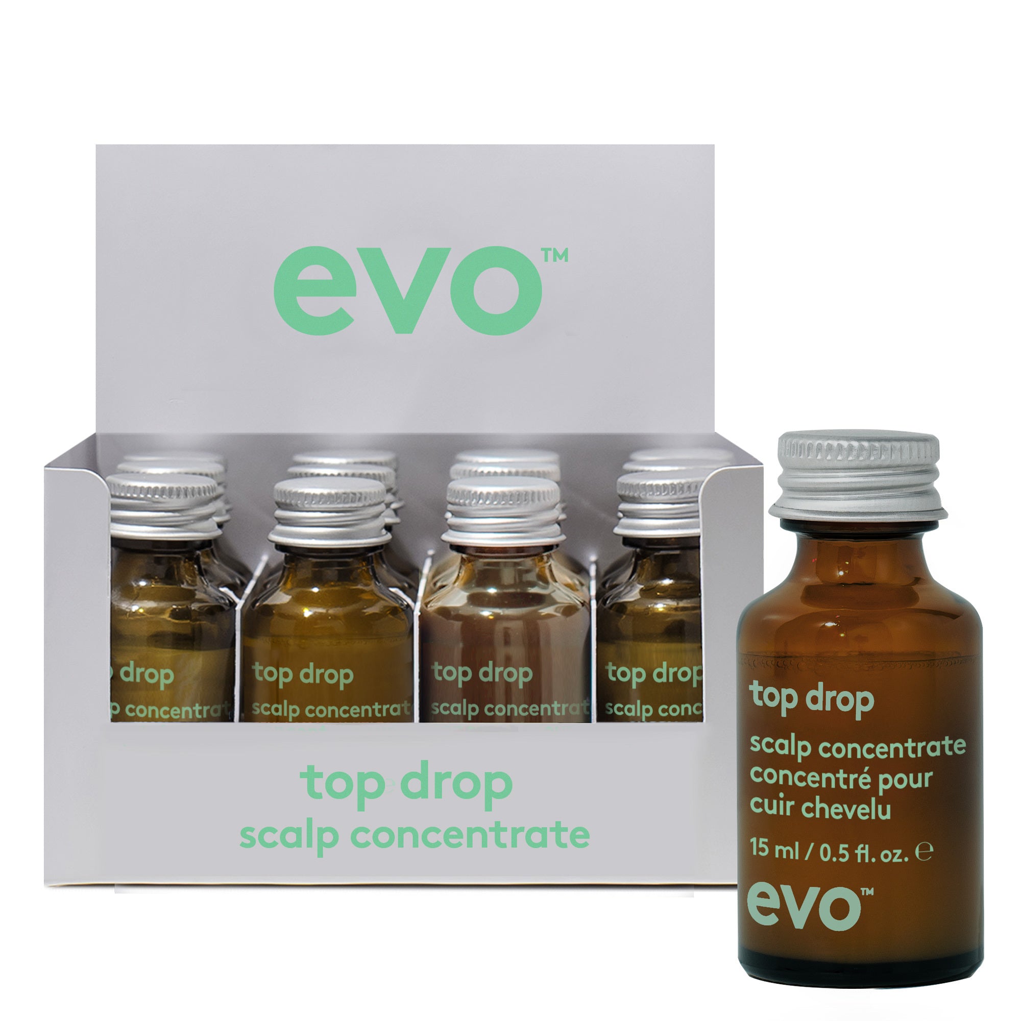 top drop scalp concentrate - 12pk 15ml Vials