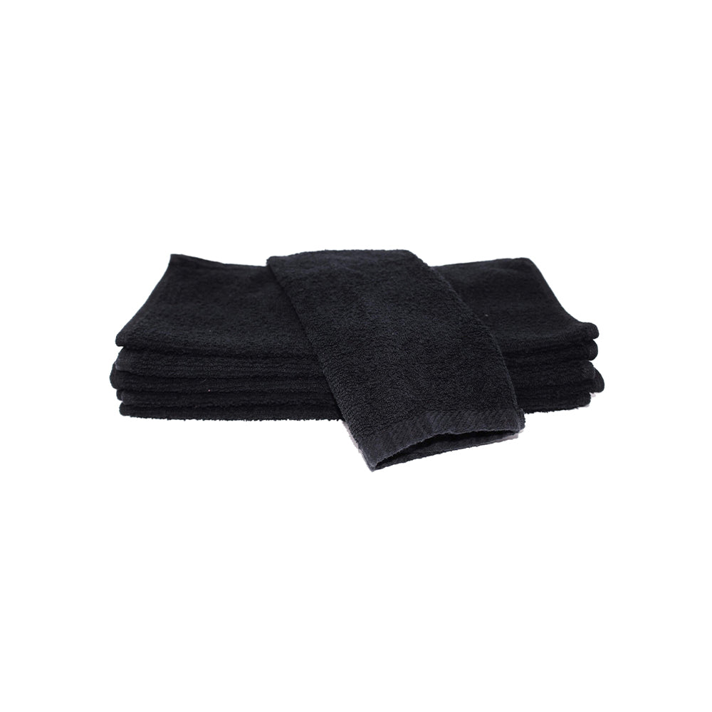 16"X28" Bleach Beater Hand Towel- Black