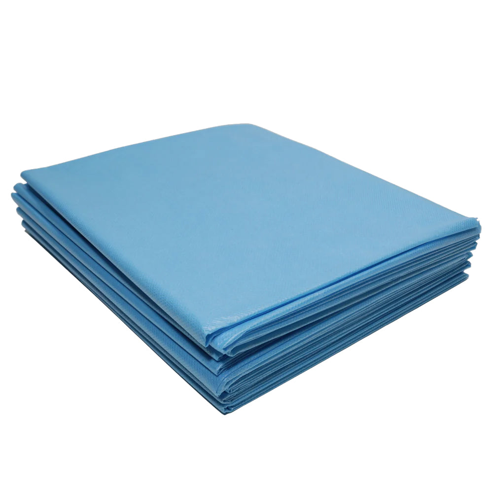 Blue Fitted Sheet Nonwoven 40 X 89 Case