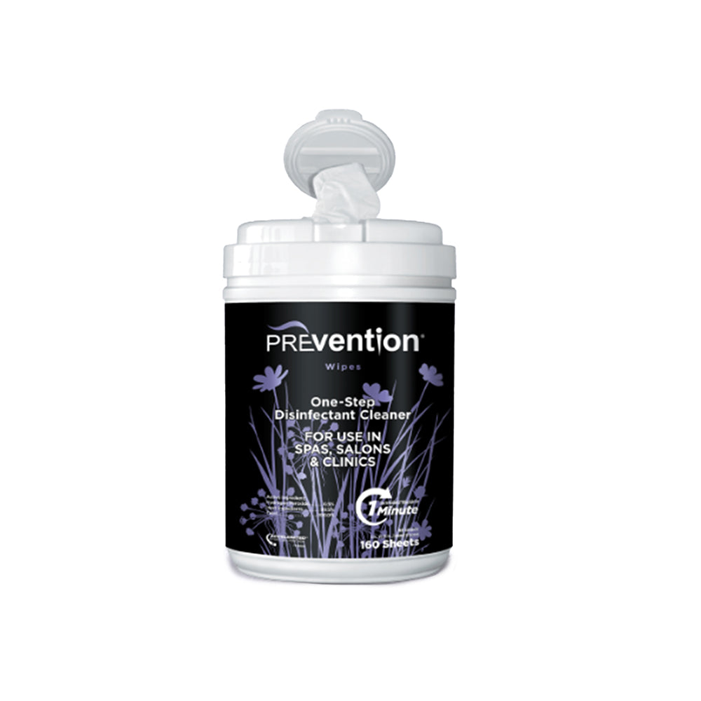 Prevention One-Step Disinfectant Cleaner Wipes 160 Count/ Canister