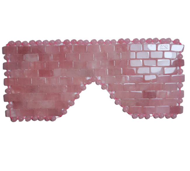 Rose Quartz Eye Mask - Handmade