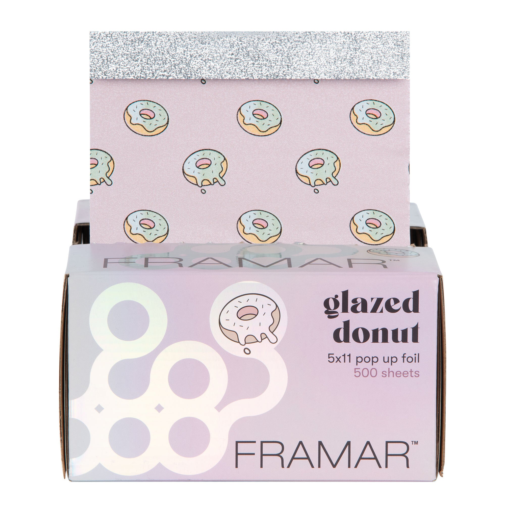 FOIL: Glaze Donut Pop Up Embossed Foil 5 x 11 500 ct