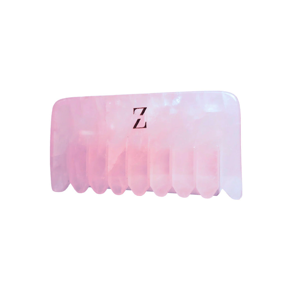 Rose Quartz Hair Comb