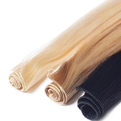 18" Hand Tied Weft Synthetic Practice Hair