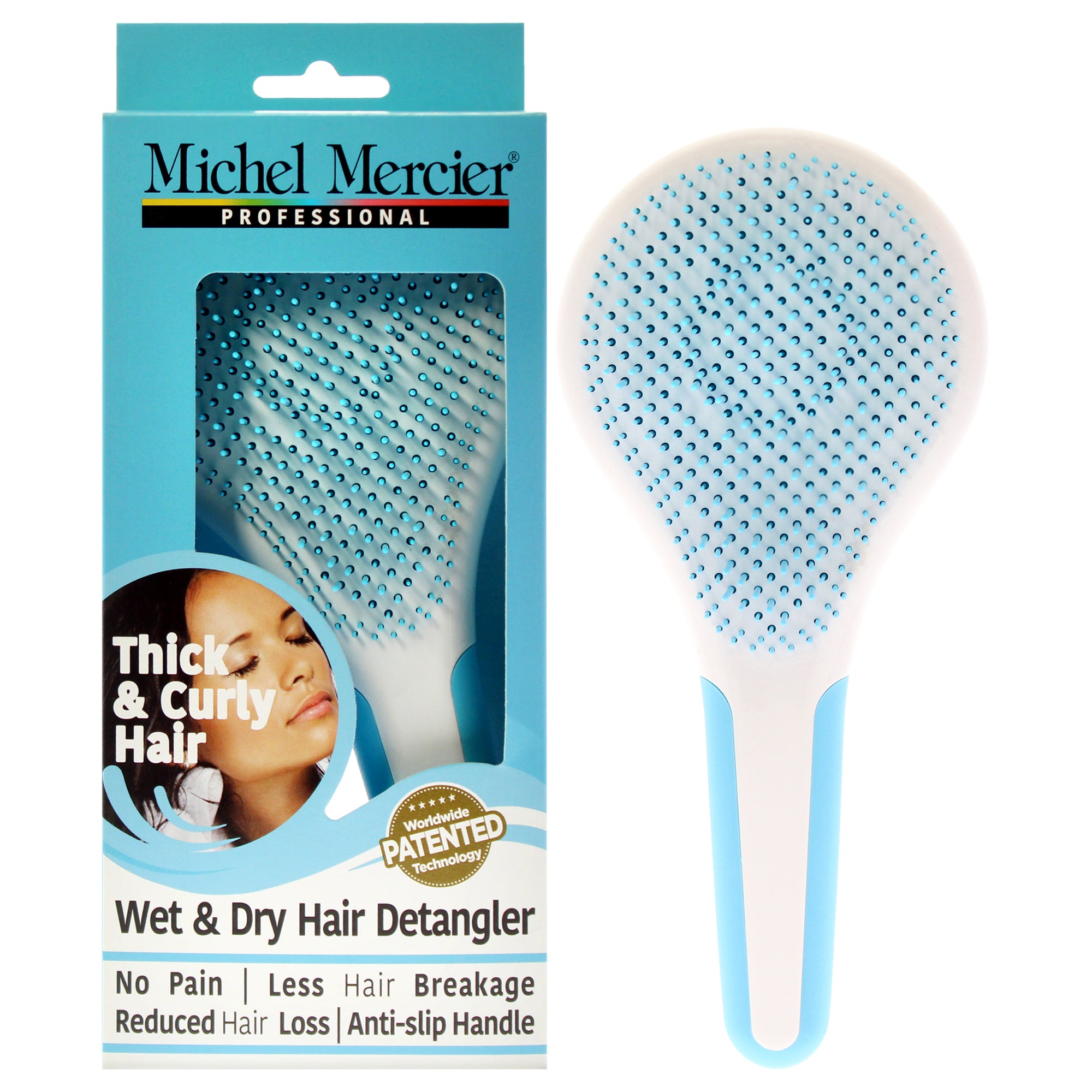 Wet and Dry Hair Detangler Thick and Curly Hair