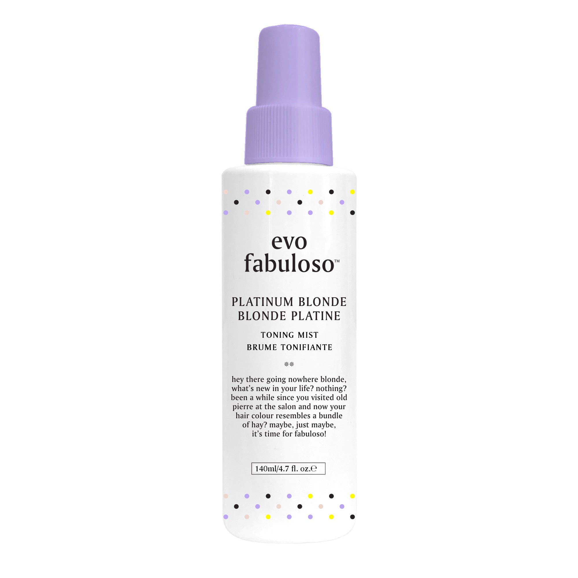 fabuloso platinum toning mist