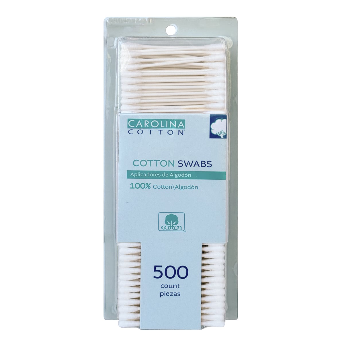 Carolina Premium Cotton Swabs, 500 Count (Paper Stick)
