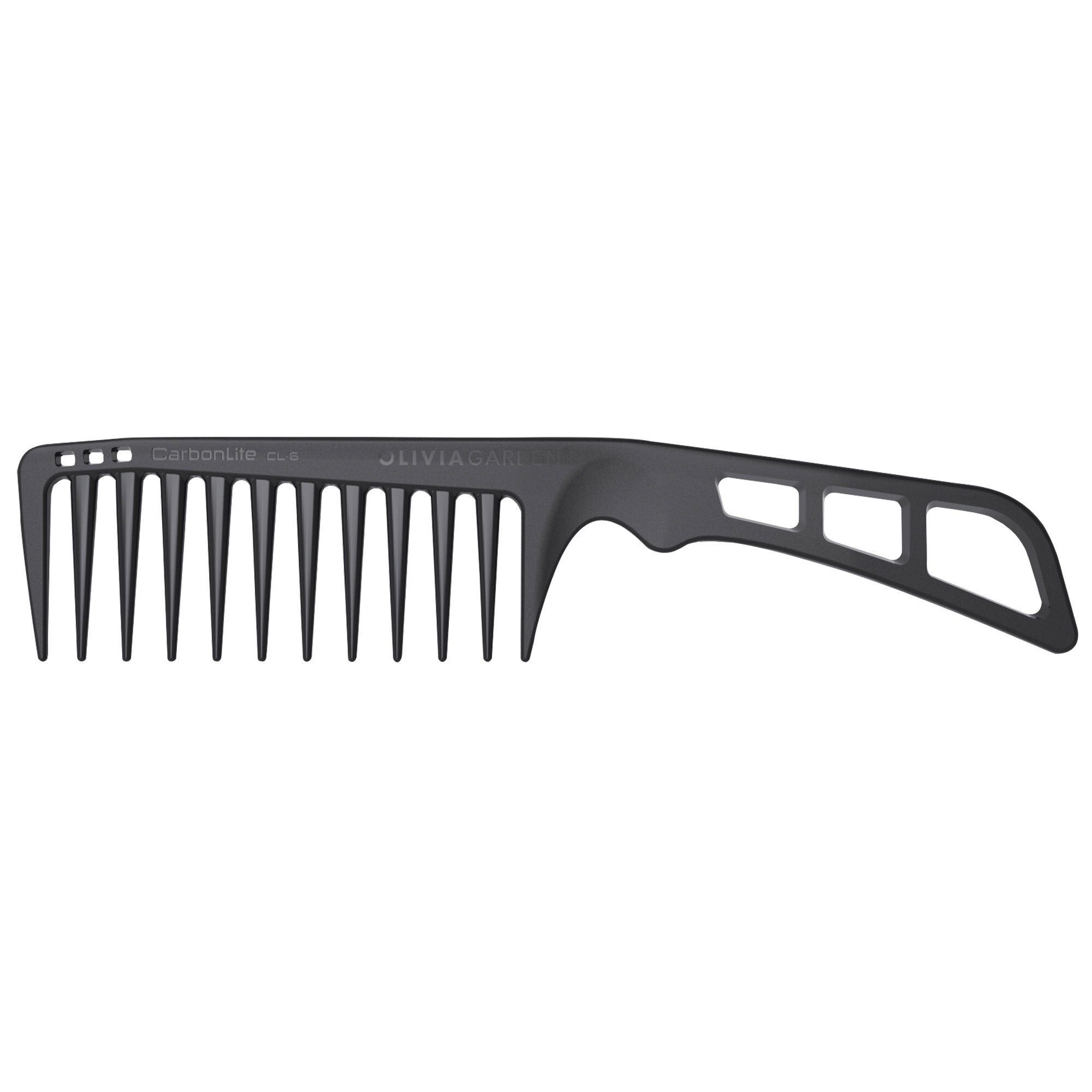 CarbonLite Wide Tooth with Handle Comb