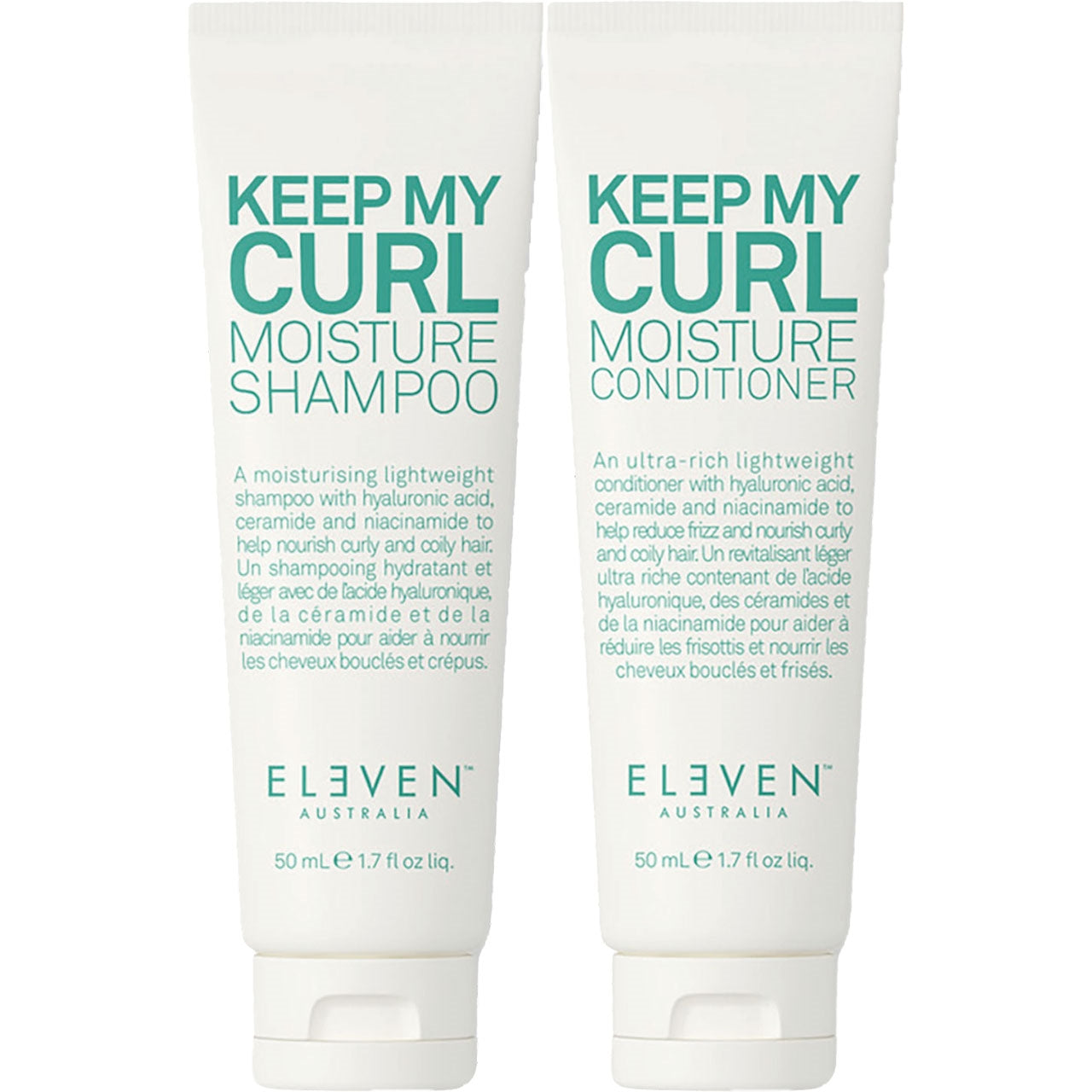 ELEVEN Australia Keep My Curl Moisture Travel Duo Monthly Sample 2 pc.