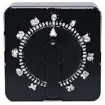 Square Timer Black 60M. Timer T-16