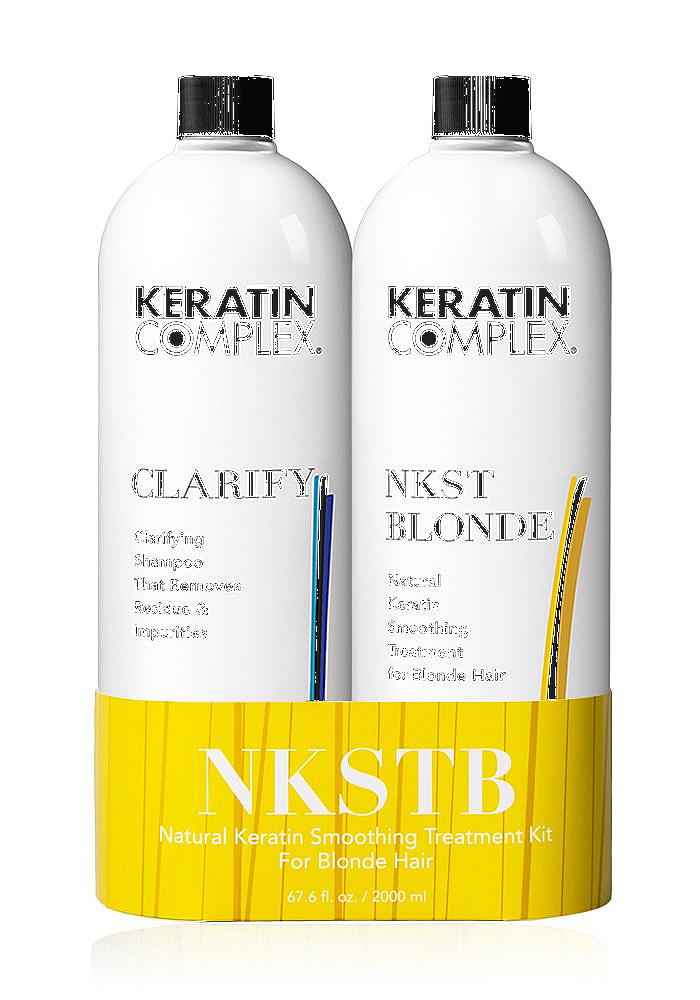 Natural Keratin Smoothing Treatment Blonde Kit