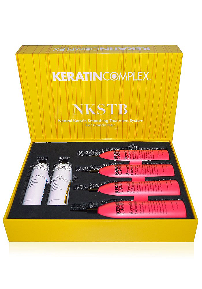 Natural Keratin Smoothing Treatment Blonde Kit