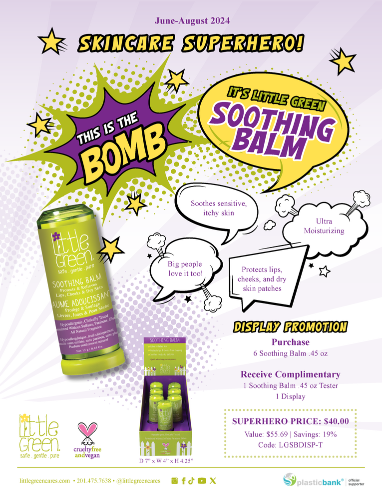 Soothing Balm Display 6Pc + Tester