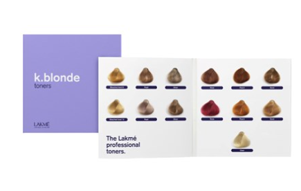 K.Blonde Toner Swatch Card