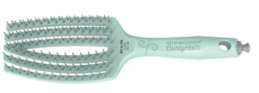 Curly Hair Brush Double Bristles - Wavy