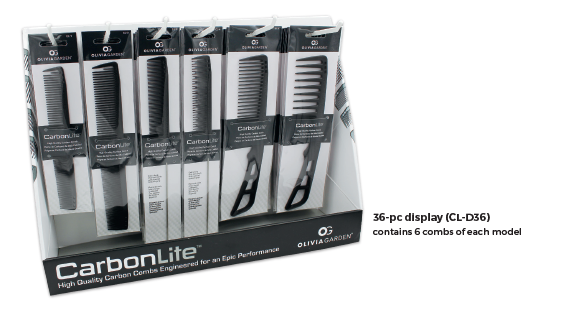 Carbon Combs 36Pc Display