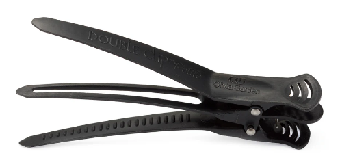 Double Clip Petite -4Pk Black