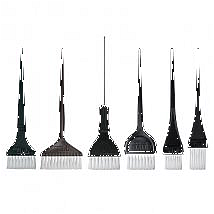 Assorted Feather Bristle Brush Set 6Pk