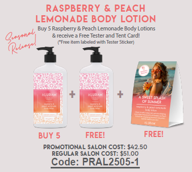 Raspberry & Peach Lemonade Body Lotion Promotion
