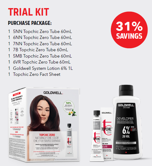 Topchic Zero Stylist Trial Kit