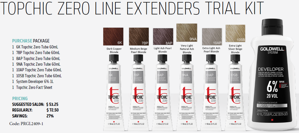 Topchic Zero Line Extenders Stylist Trial Kit Offer