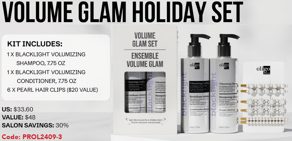 Volume And Glitter Holiday Kit