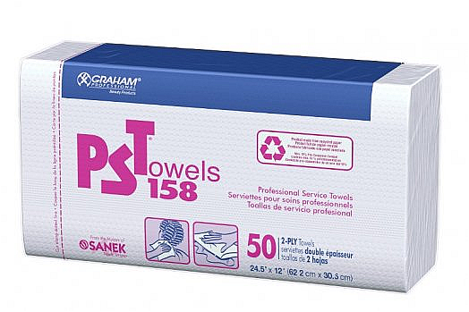Pst Towels 50/Pk 10 Packs Per Box