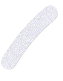 Star Nail File Boomerang Zebra with Foam (180 Grit)