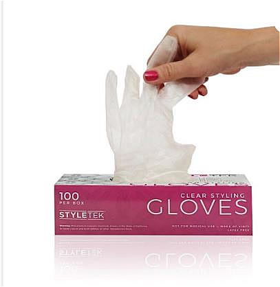 Clear Vinyl Powder Free Gloves