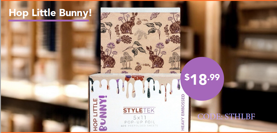 Limited Edition - Hop Little Bunny Pop Up Foil 400 ct 5x11