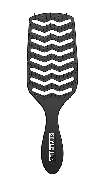 Black Quick Dry Vented Brush