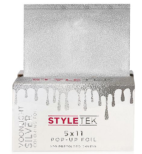 Heavy Texture Embossed Moonlight Silver Foil 5X11 500Ct