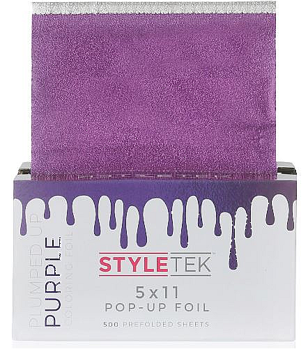 Plumped Up Purple Embossed Pop-Up Foil 500ct 5x11