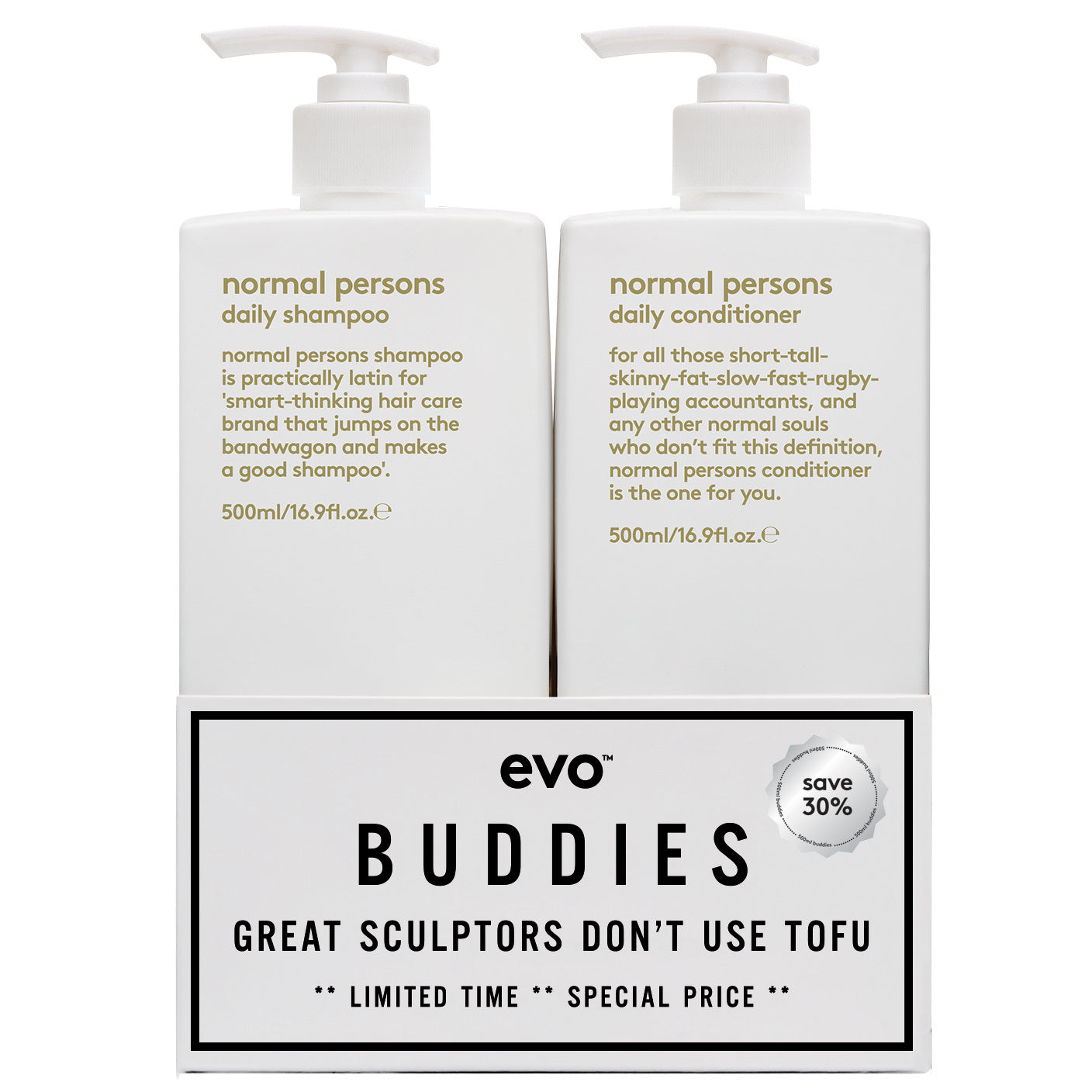 buddies - normal persons - 16 oz duo