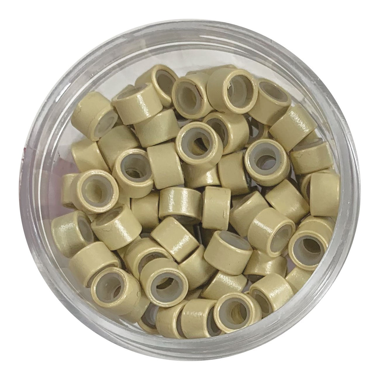 Silicone Beads, Blonde - 100 Pack