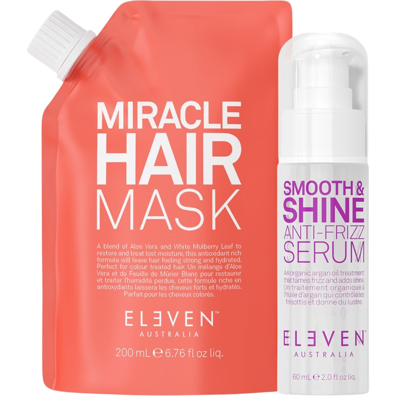 ELEVEN Australia Miracle Hair Mask & Shine Serum Duo 2 pc.