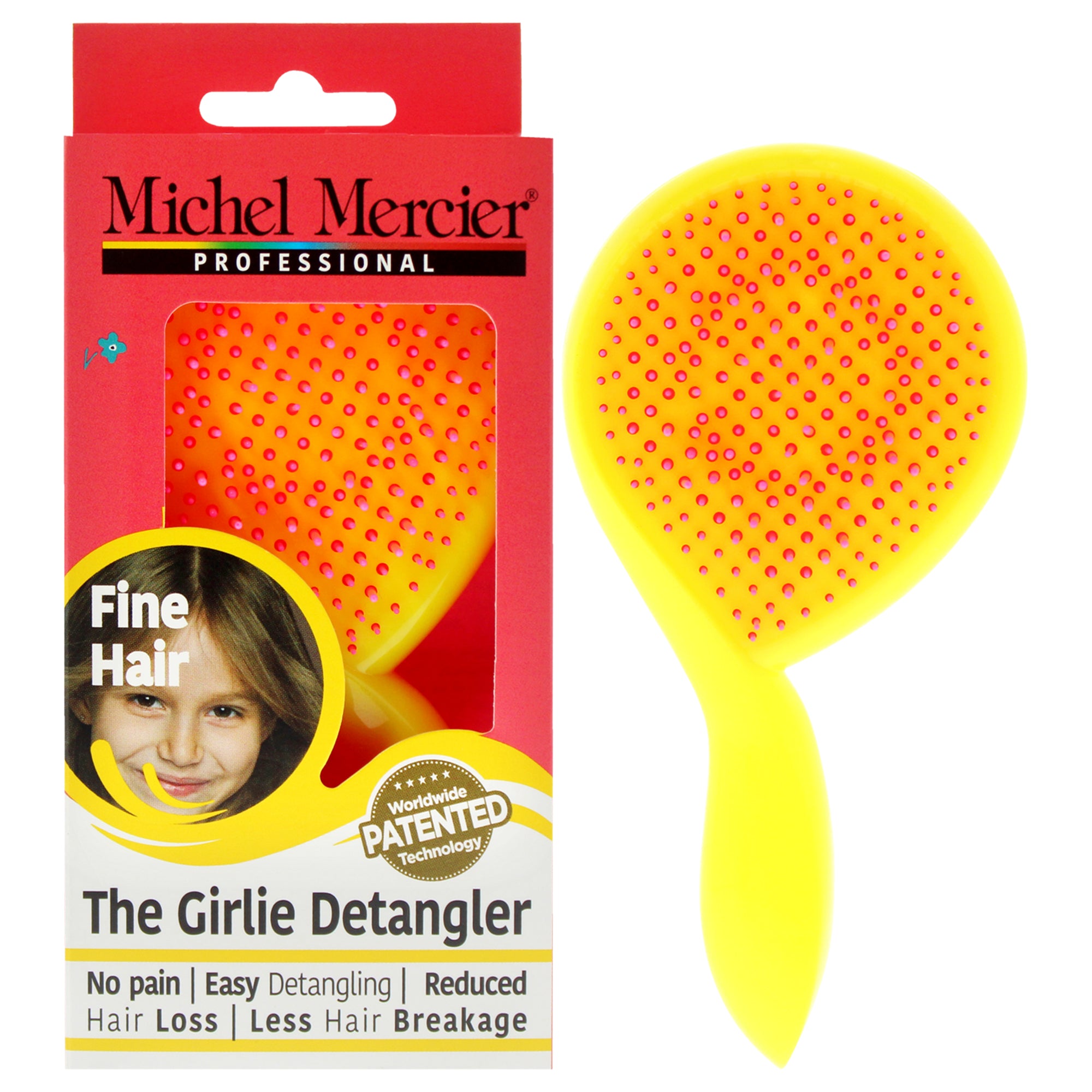 The Girlie Detangler Brush Fine Hair