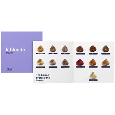 K.Blonde Toner Swatch Card