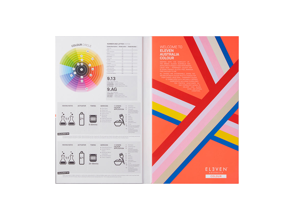 ELEVEN LIQUID COLOR CHART