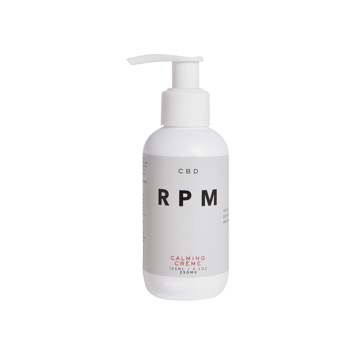 RPM Calming Creme retail size 4oz