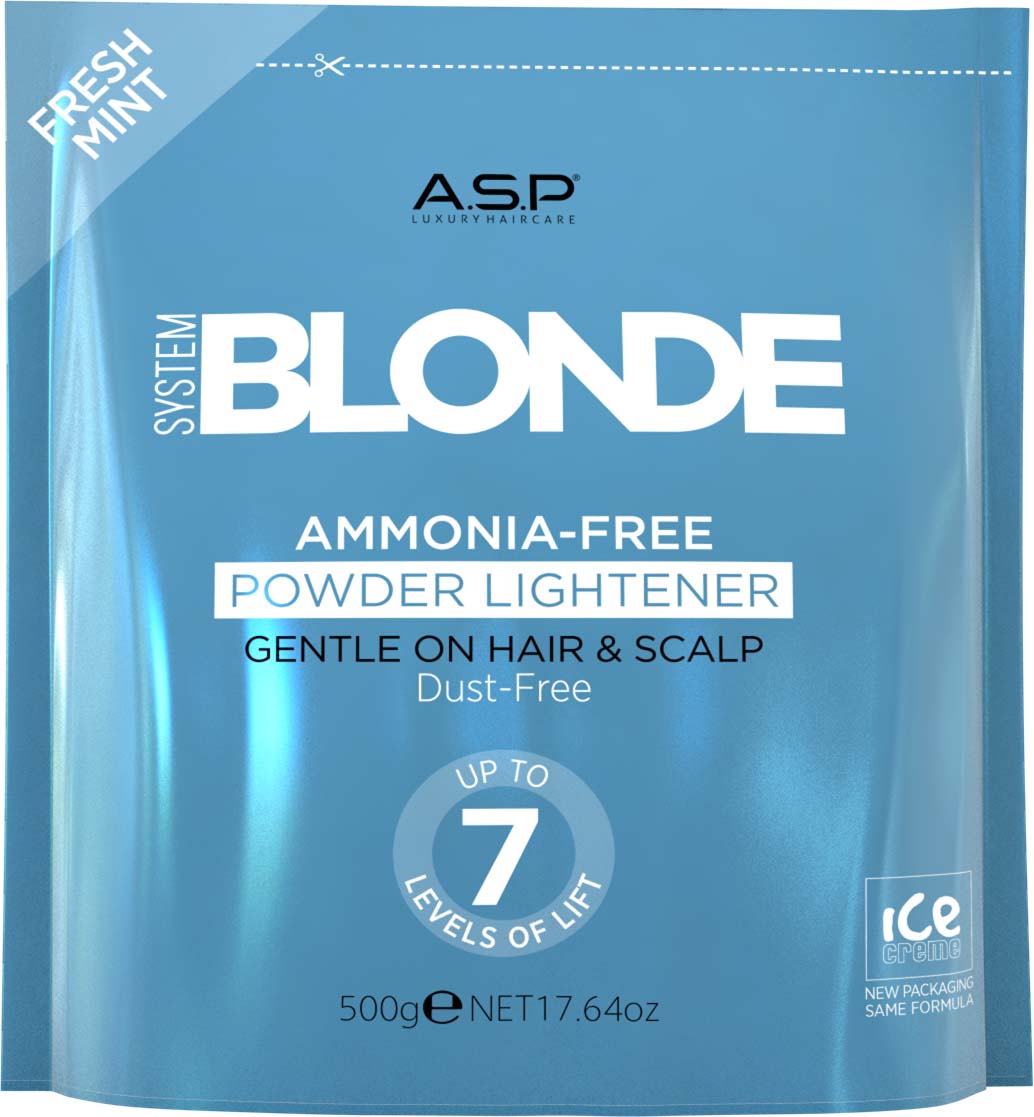 SYSTEM BLONDE 7 LEVEL AMMONIA FREE POWDER LIGHTNER FRESH MINT 500 G