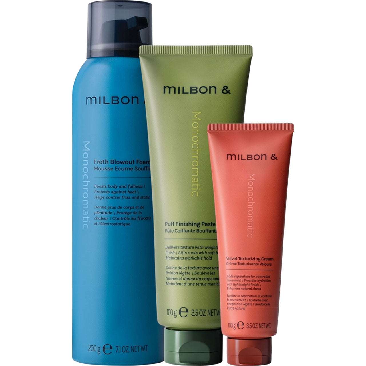 Milbon Monochromatic Style Kit 3 pc.