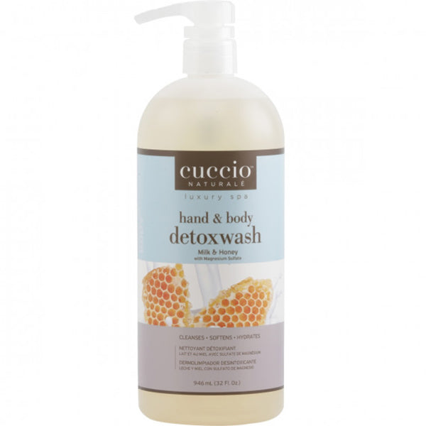 Cuccio Naturale Hand & Body Detoxwash, 32 oz