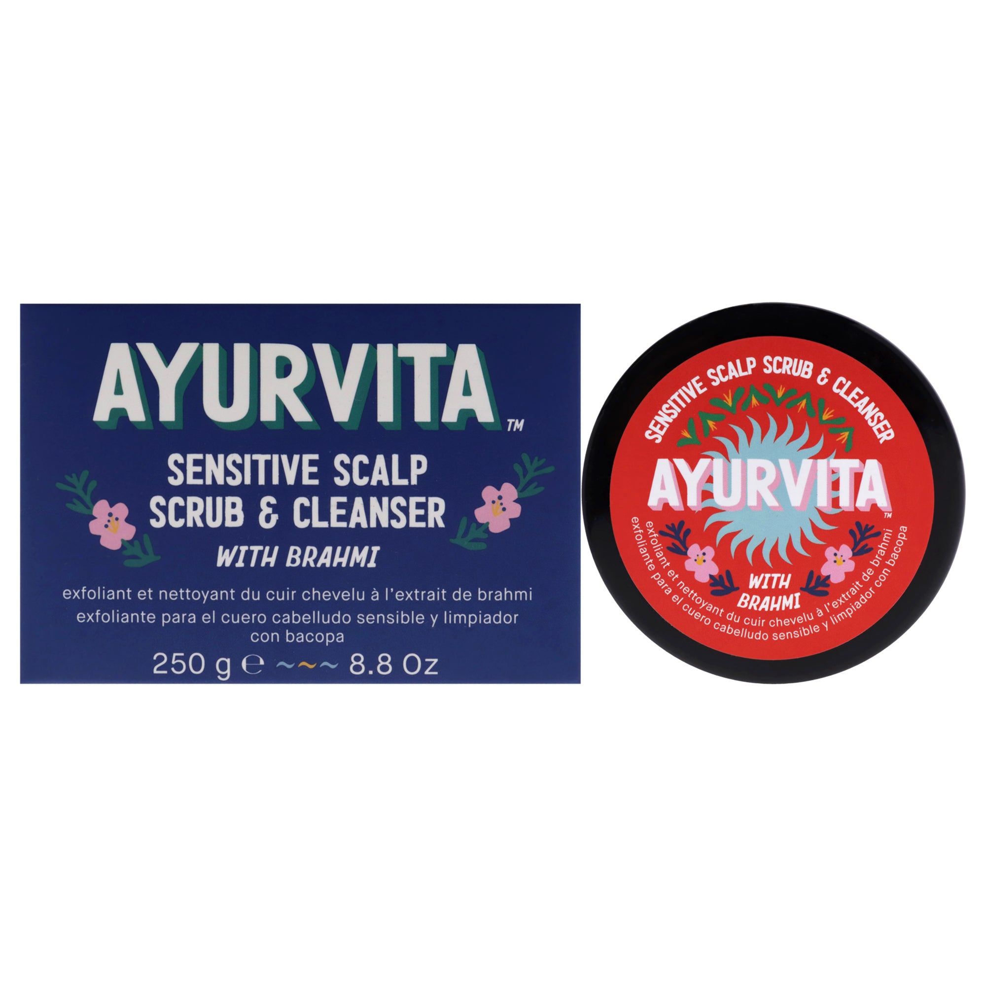 Sensitive Scalp Scrub and Cleanser with Brahmi