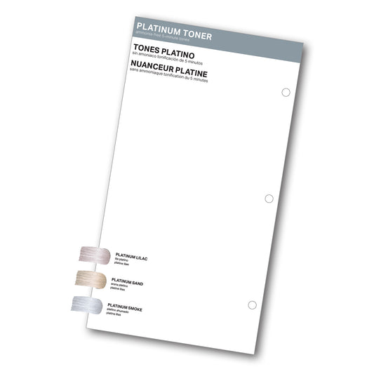 XTRAS: ChromaSilk Platinum Toners Swatch Card Insert
