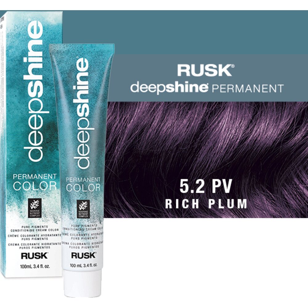 Rusk Deepshine Pure Pigments Conditioning Cream Color, 3.4 oz