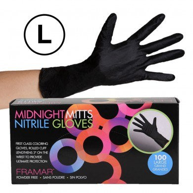 GLOVES: Midnight Mitts - Large - Disposable