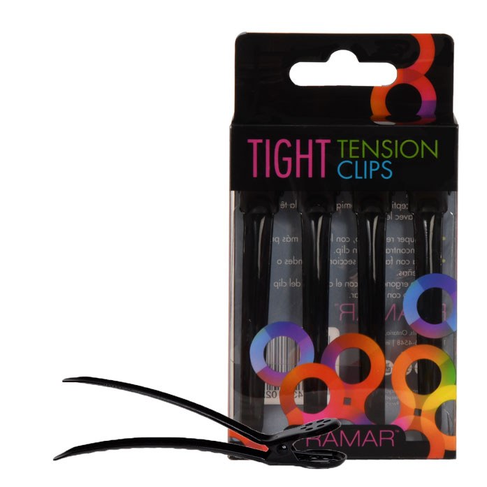 CLIPS: Tight Tension Clips - 4 Pk - Black