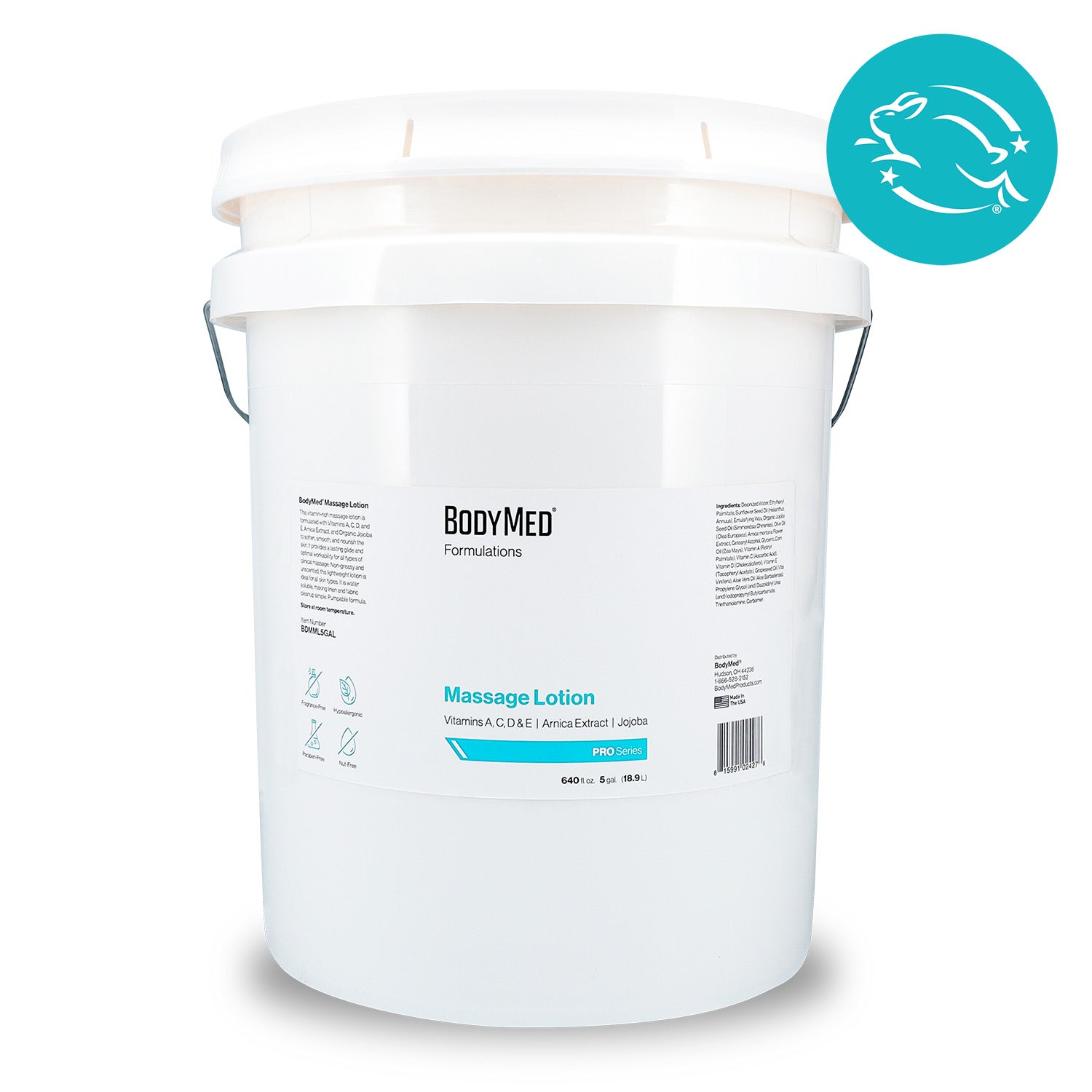 Massage Lotion 5 Gallon Pail