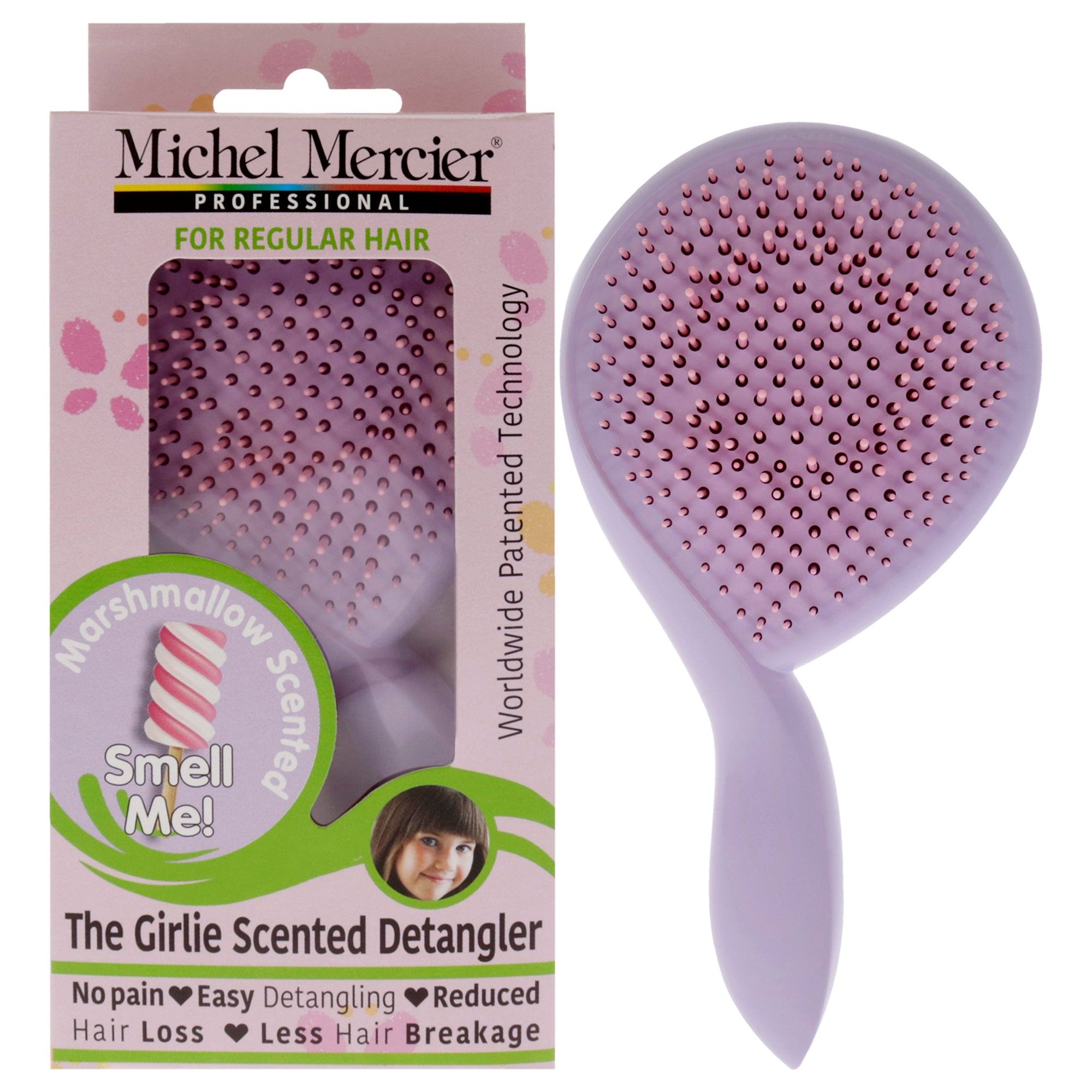 The Girlie Scented Detangler Brush Normal Hair
